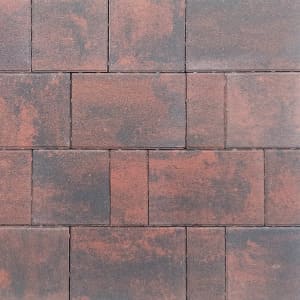 Брусчатка Квадриум Ландхаус Color mix Винный 60
